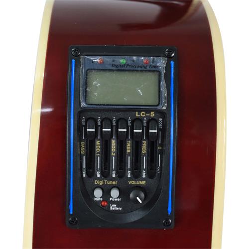 GUITARRA ELECTROACUSTICA 41 PULG. NATURAL PACK CALIDAD
