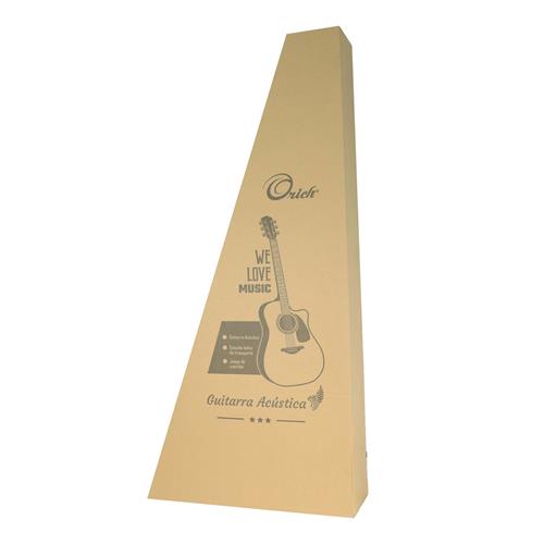 GUITARRA ELECTROACUSTICA 41 PULG. NATURAL PACK CALIDAD