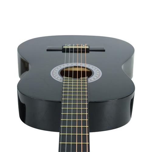 GUITARRA CLASICA 39 PULG. NEGRO PACK CALIDAD