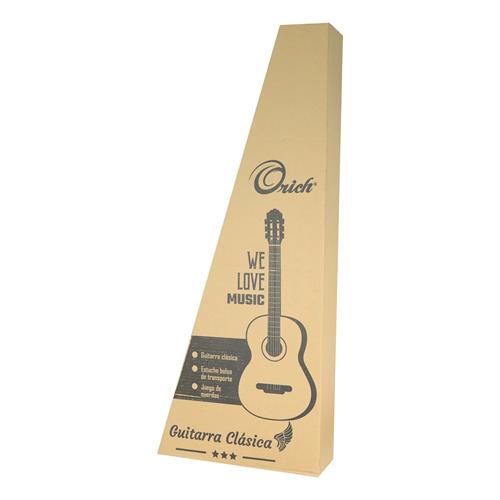 GUITARRA CLASICA 39 PULG. NEGRO PACK CALIDAD
