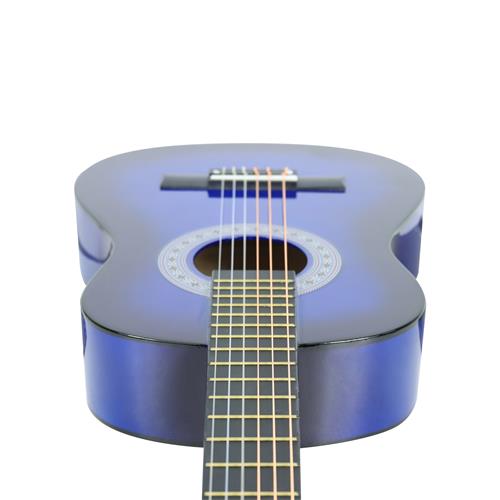 GUITARRA CLASICA 34 PULG. AZUL SUNB. PACK