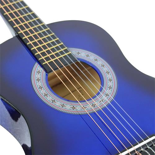 GUITARRA CLASICA 34 PULG. AZUL SUNB. PACK