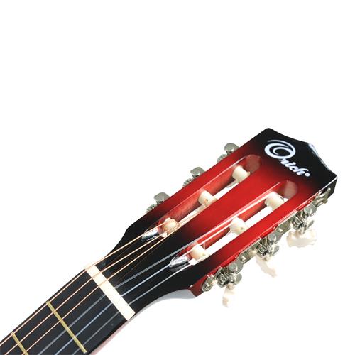 GUITARRA CLASICA 34 PULG. ROJO SUNB. PACK