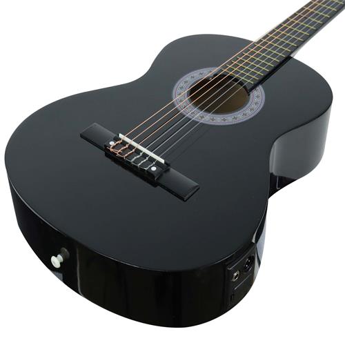 GUITARRA ELECTROCLASICA 39 PULG. NEGRO PACK