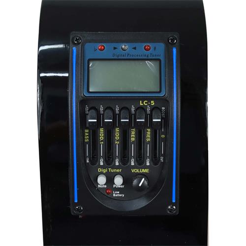GUITARRA ELECTROCLASICA 39 PULG. NEGRO PACK