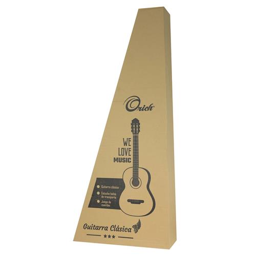 GUITARRA ELECTROCLASICA 39 PULG. NEGRO PACK