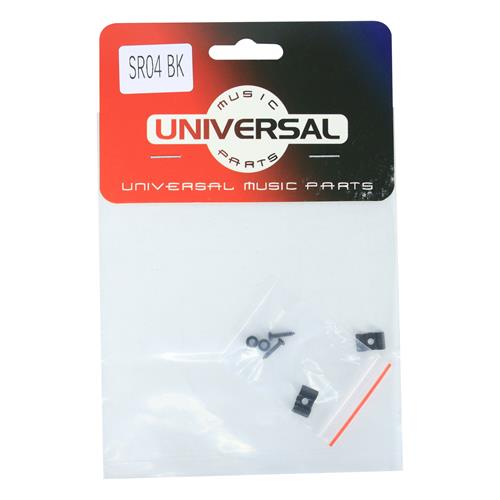 RETENEDOR DE CUERDAS GUITARRA NEGRO X2P