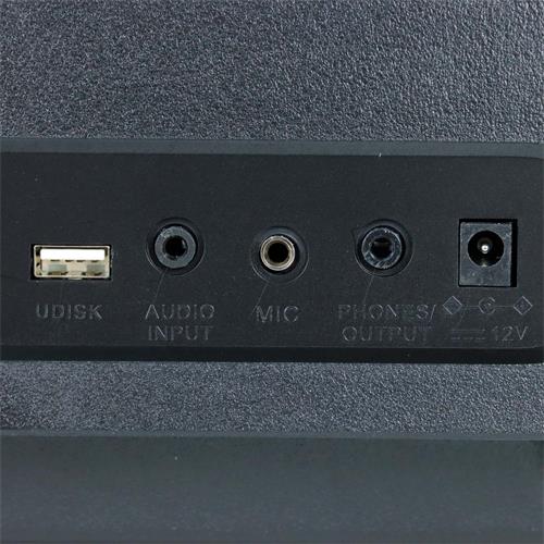 TECLADO ELEC. 61 TECLAS CON 300 RITMOS/AUX IN/USB