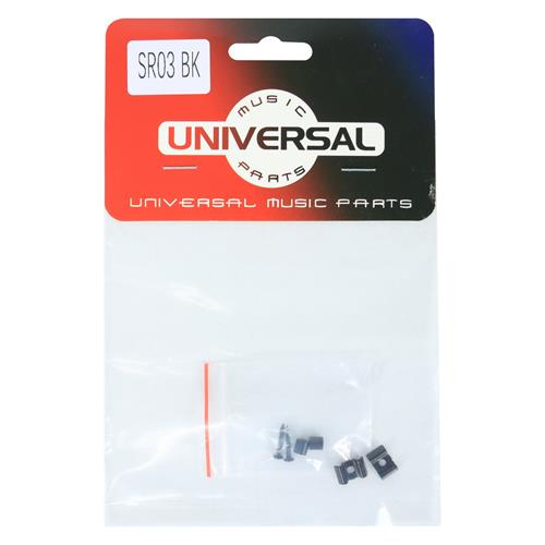 RETENEDOR DE CUERDAS GUITARRA NEGRO X2P