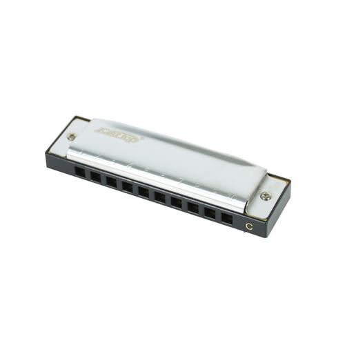 HARMONICA 10 AGUJEROS ACERO INOXIDABLE