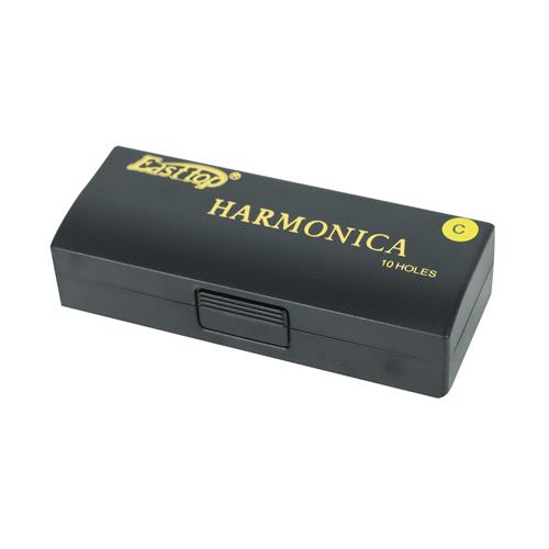HARMONICA 10 AGUJEROS ACERO INOXIDABLE