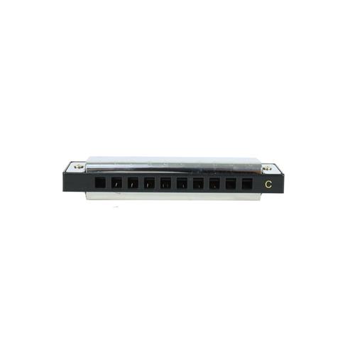 HARMONICA 10 AGUJEROS ACERO INOXIDABLE