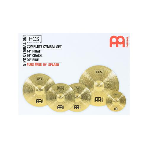 SET DE PLATILLOS HCS HIHAT14(2)_CRASH16_RIDE20 INCL. SPLASH10