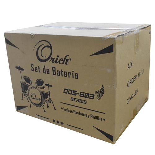 BATERIA ACUS. 5PCS COMPLETO NEGRO SPARK - OFERTA