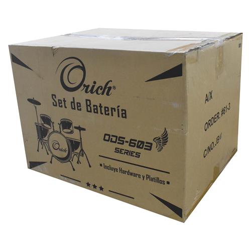 BATERIA ACUS. 5PCS COMPLETO AZUL SPARK - OFERTA