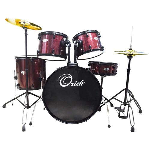 BATERIA ACUS. 5PCS COMPLETO ROJO SPARK - OFERTA