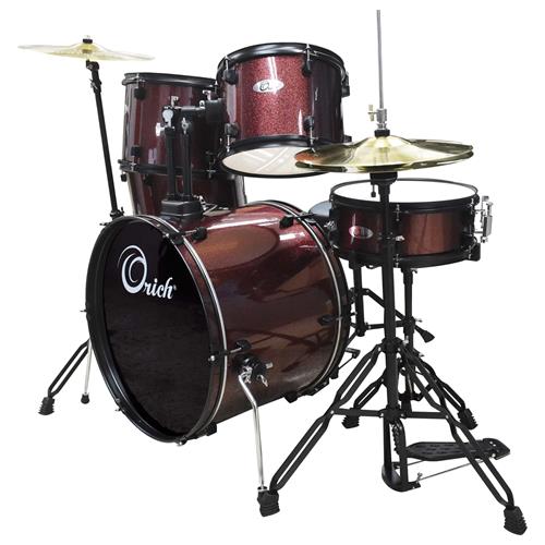 BATERIA ACUS. 5PCS COMPLETO ROJO SPARK - OFERTA