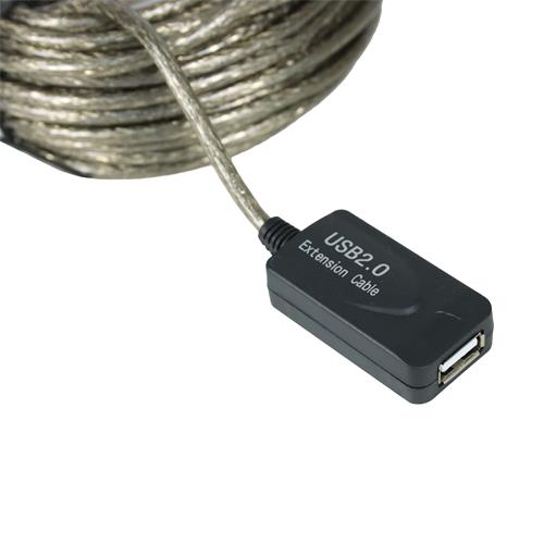 CABLE USB HEMBRA X USB MACHO 20MT ACTIVO