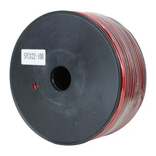 CABLE PARA PARLANTE X ROLLO (100MT) ROJO/NEGRO 22