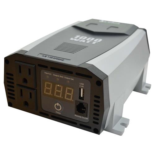 INVERSOR DE CARRO C/USB 1000W 12V - LIQUIDACION