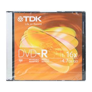 DVD-R 16X4.7GB TDK (X UNIDAD) PINO - CLA