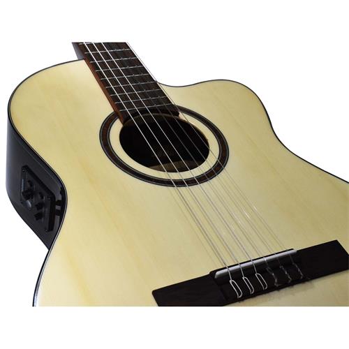 GUITARRA ELECTROCLASICA NATURAL - DESC