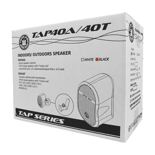 CAJA ACTIVA AMBIENTAL AIRPORT-SERIE 4 40W NEGRO X 2P