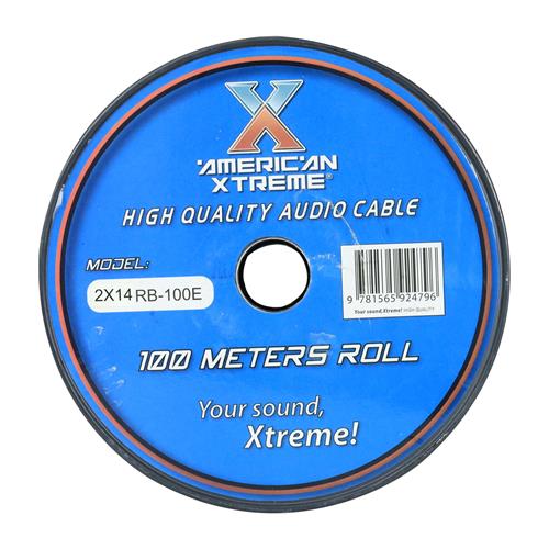 CABLE PARA PARLANTE X ROLLO (100MT) ROJO/NEGRO 14