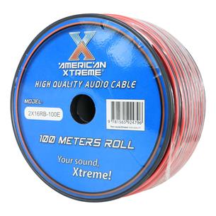 CABLE PARA PARLANTE X METRO ROJO/NEGRO 16