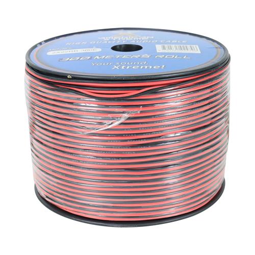 CABLE PARA PARLANTE X ROLLO (300MT) ROJO/NEGRO 22