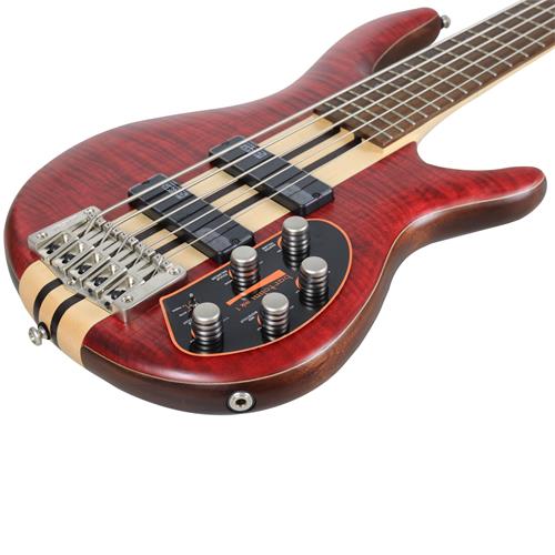 BAJO ELECTRICO 5 CUERDAS ARTISAN CEREZA OPEN PORE - DESC