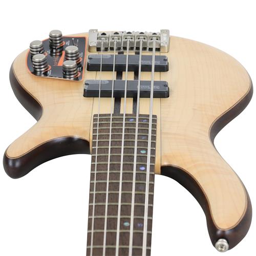 BAJO ELECTRICO 5 CUERDAS ARTISAN NATURAL OPEN PORE - DESC