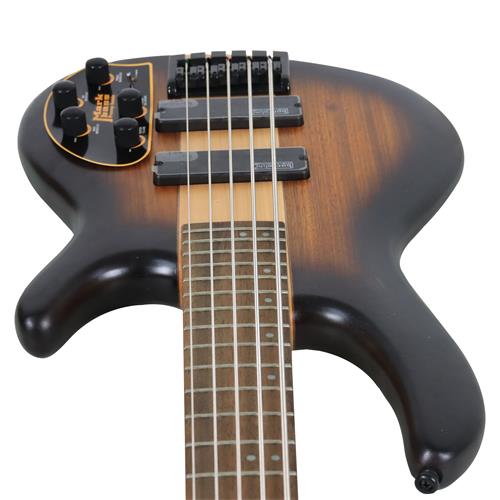 BAJO ELECTRICO 5 CUERDAS ARTISAN TABACO BURST OPEN PORE - DESC