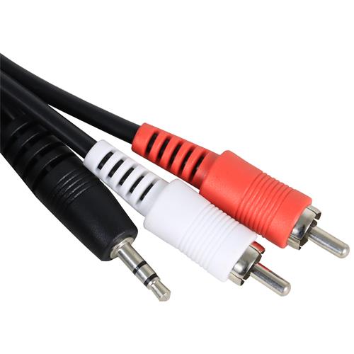 CABLE DISCMAN 2 PLUG RCA X 1 PLUG 3.5 ST 1.8MT S-G
