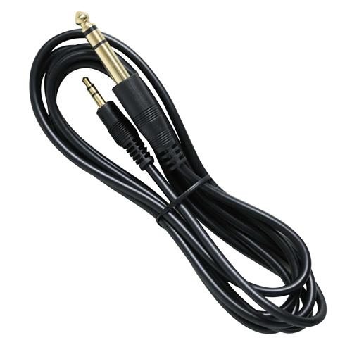 CABLE AUDIO 1 PLUG 3.5 ST x 1 PLUG 6.3 ST 1.8MT