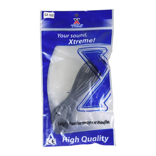 CABLE AUDIO 1 PLUG 3.5 MN X 1 PLUG 6.3 MN 1.8MT