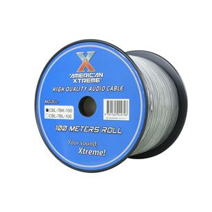 CABLE PARA MICROFONO STEREO X ROLLO (100MT) NEGRO - DESC