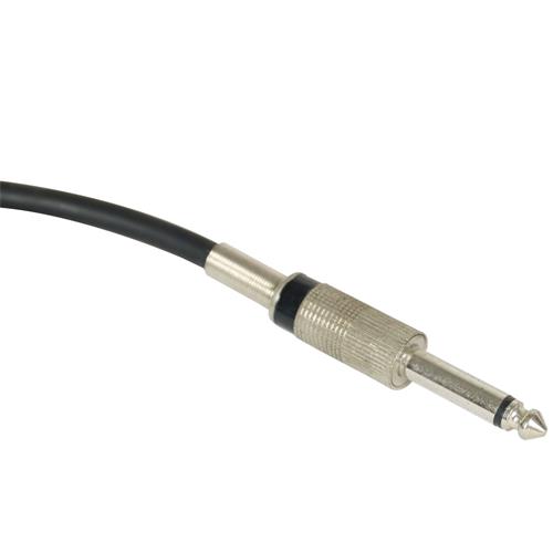 CABLE PARA MICROFONO 1 PLUG 6.3 MN X 1 PLUG 6.3 MN 3MT