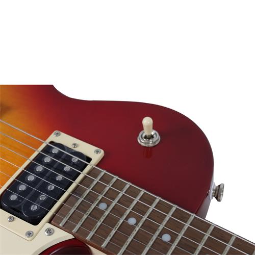 GUITARRA ELECTRICA CR CEREZA CON ROJO SUNBURST - DESC