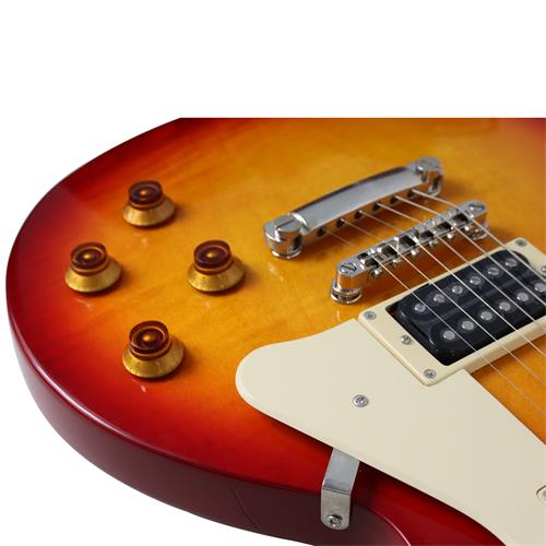 GUITARRA ELECTRICA CR CEREZA CON ROJO SUNBURST - DESC