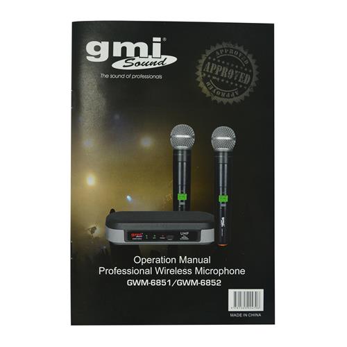 MICROFONO INALAMBRICO PROFESIONAL UHF