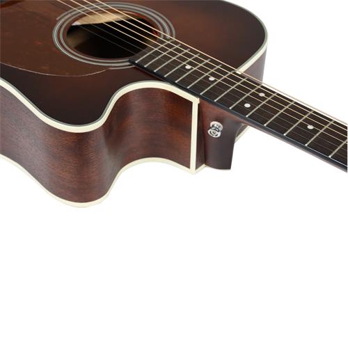 GUITARRA ELECTROACUSTICA MR MARRON BURST - DESC