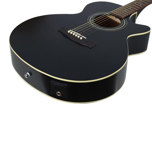 GUITARRA ELECTROACUSTICA SFX NEGRO SATINADO - DESC