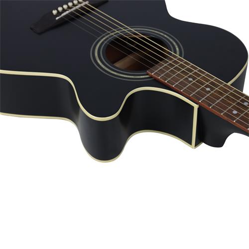 GUITARRA ELECTROACUSTICA SFX NEGRO SATINADO - DESC