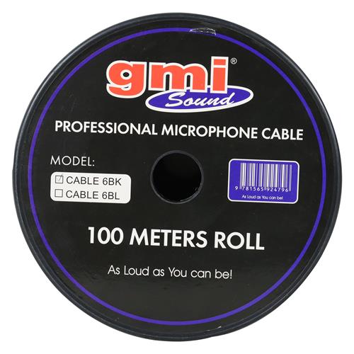 CABLE PARA MICROFONO STEREO X METRO NEGRO
