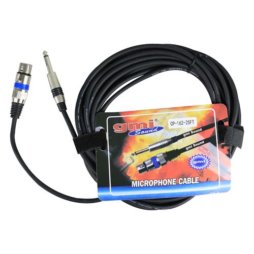 CABLE PARA MICROFONO 1 PLUG 6.3 MN X 1 JACK CANON 8MT C