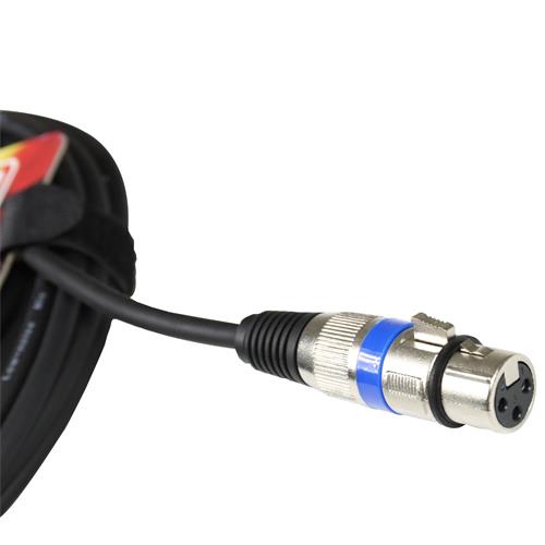 CABLE PARA MICROFONO 1 PLUG 6.3 MN X 1 JACK CANON 8MT C