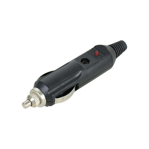 PLUG PARA CIGARRERA DE CARRO PLASTICA C/LED