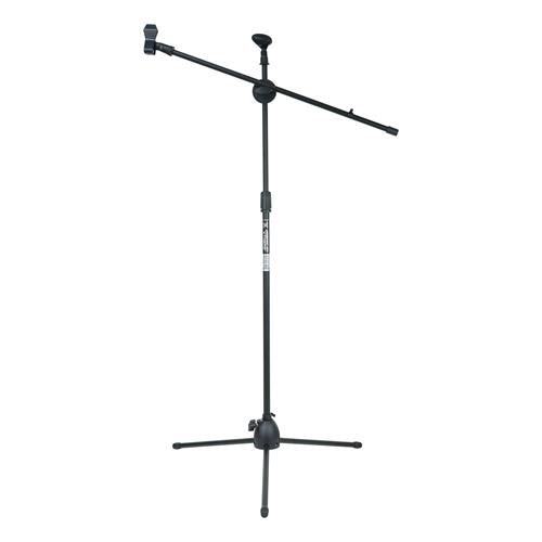 PEDESTAL PARA MICROFONO NEGRO CON BOOM