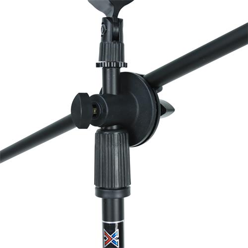 PEDESTAL PARA MICROFONO NEGRO CON BOOM